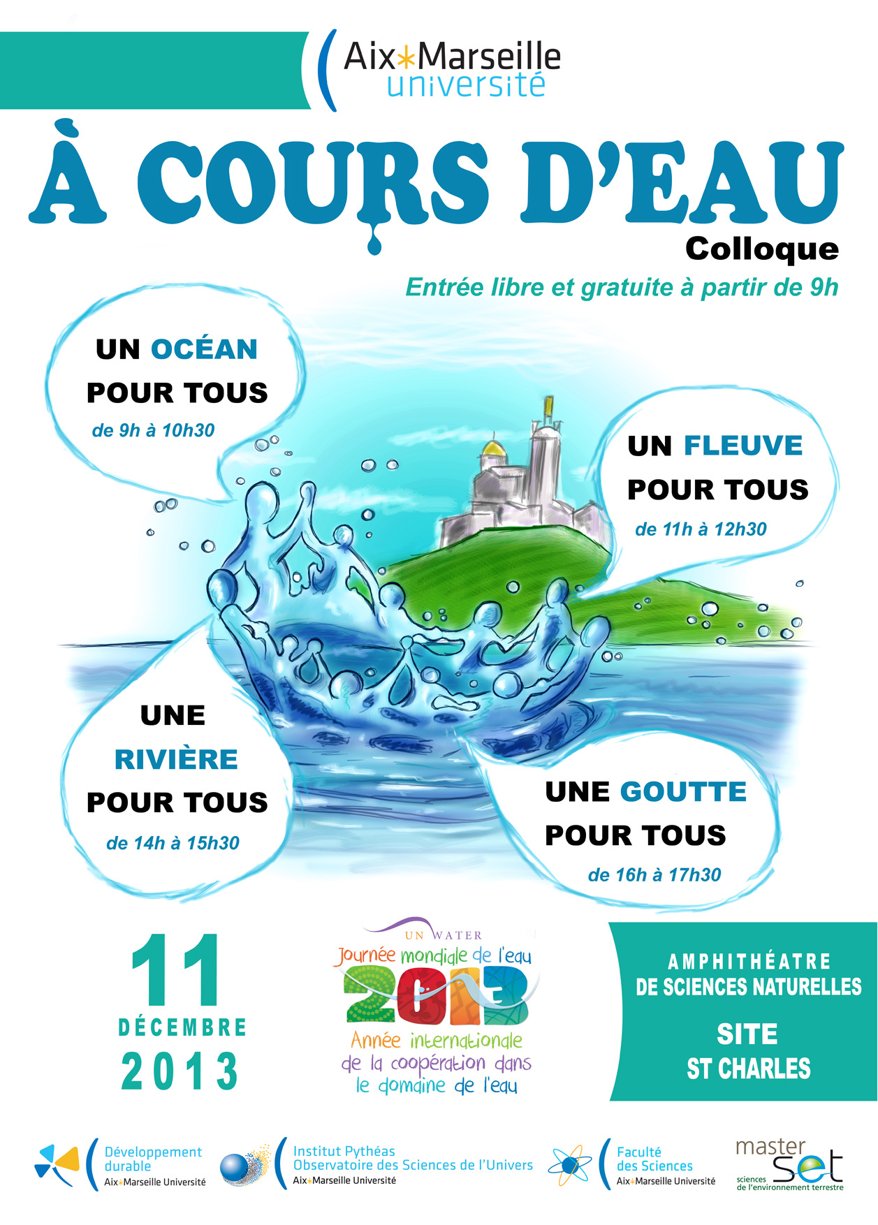 2013 – Colloque « À COURS D’EAU »